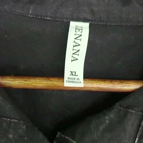 NWOT Zenana Premium Cotton Vintage Washed Shacket - Picture 7 of 7